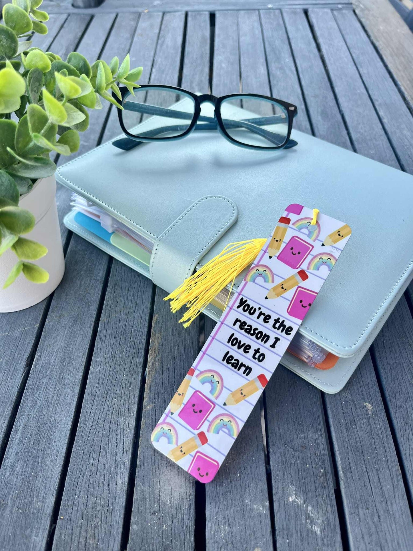 Teacher gift set - Mug, coaster & Bookmark