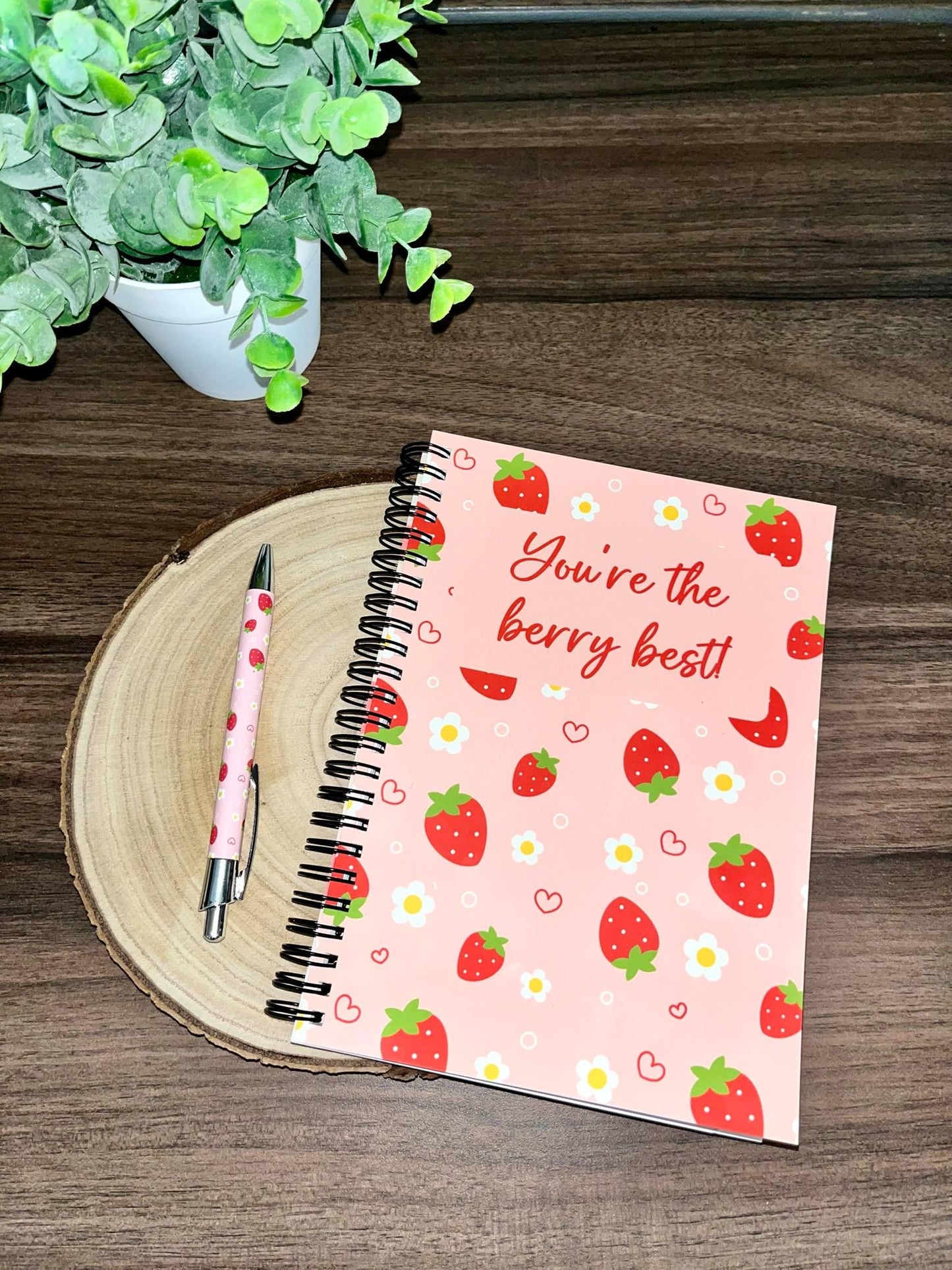 Strawberry A5 Notebook