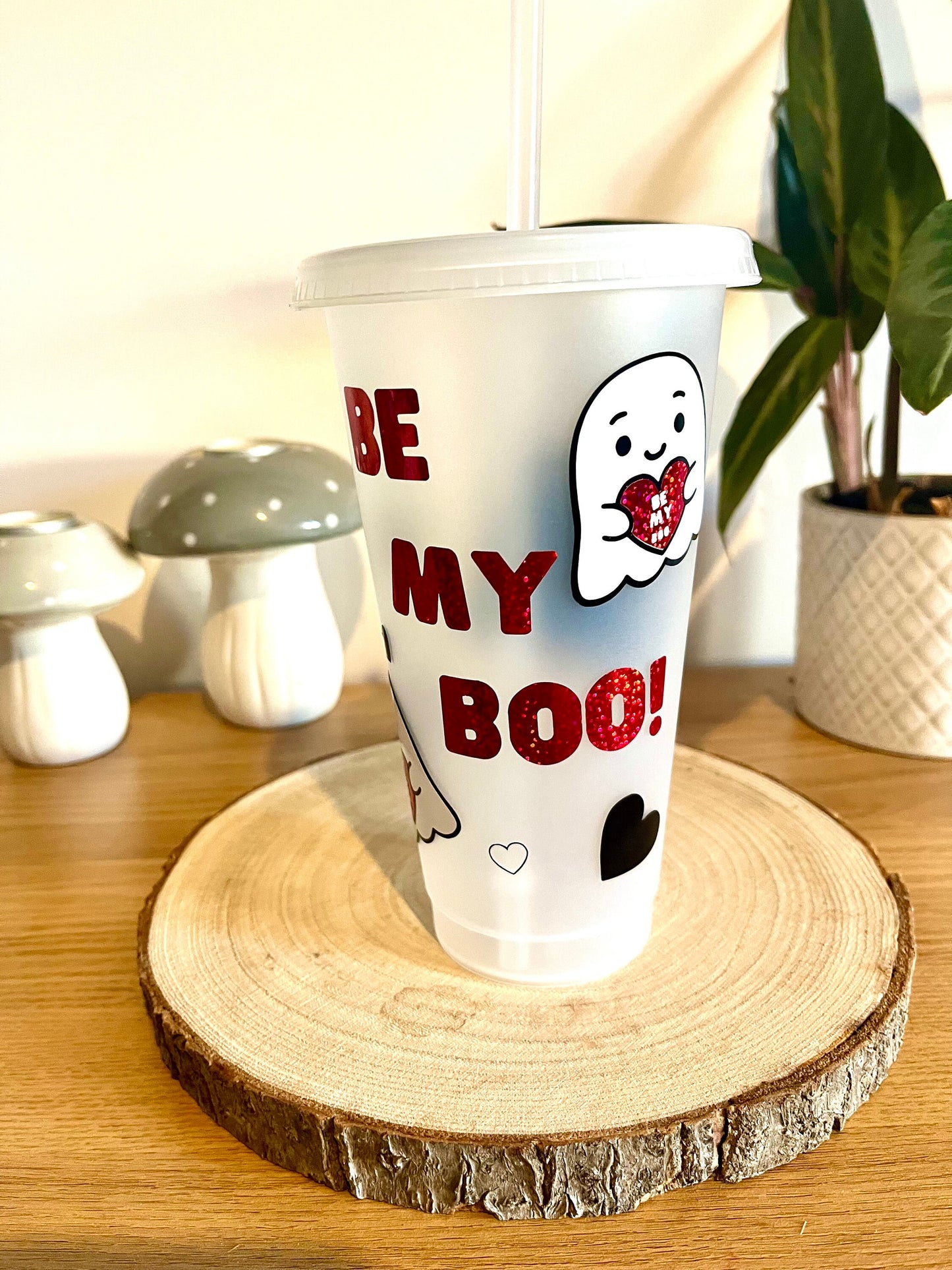 Be my boo Cold cup, Valentines gift, Venti cold cup, tumbler, personalised gift, drinkware