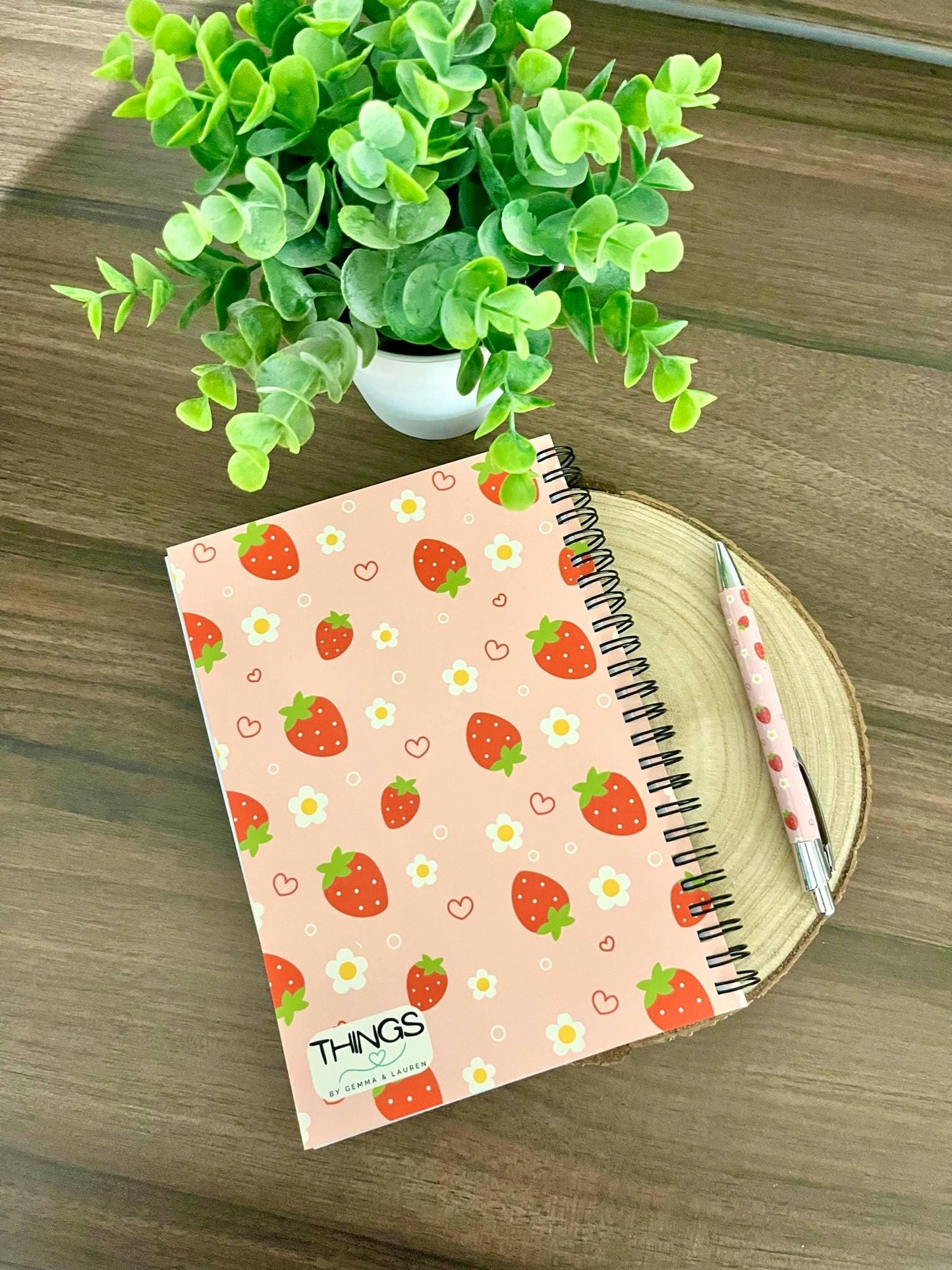 Strawberry A5 Notebook