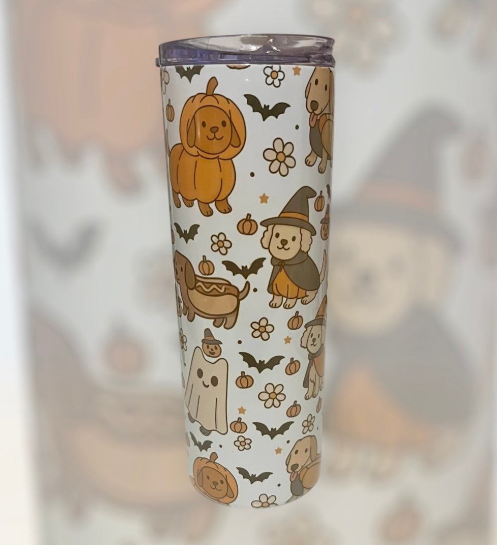 Howl-o-ween Pups Tumbler
