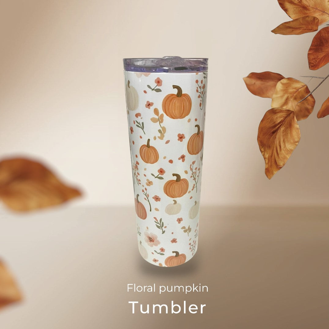 Autumn pumpkin tumbler