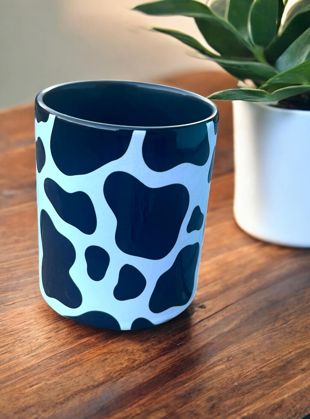 Cow Print Pen Pot