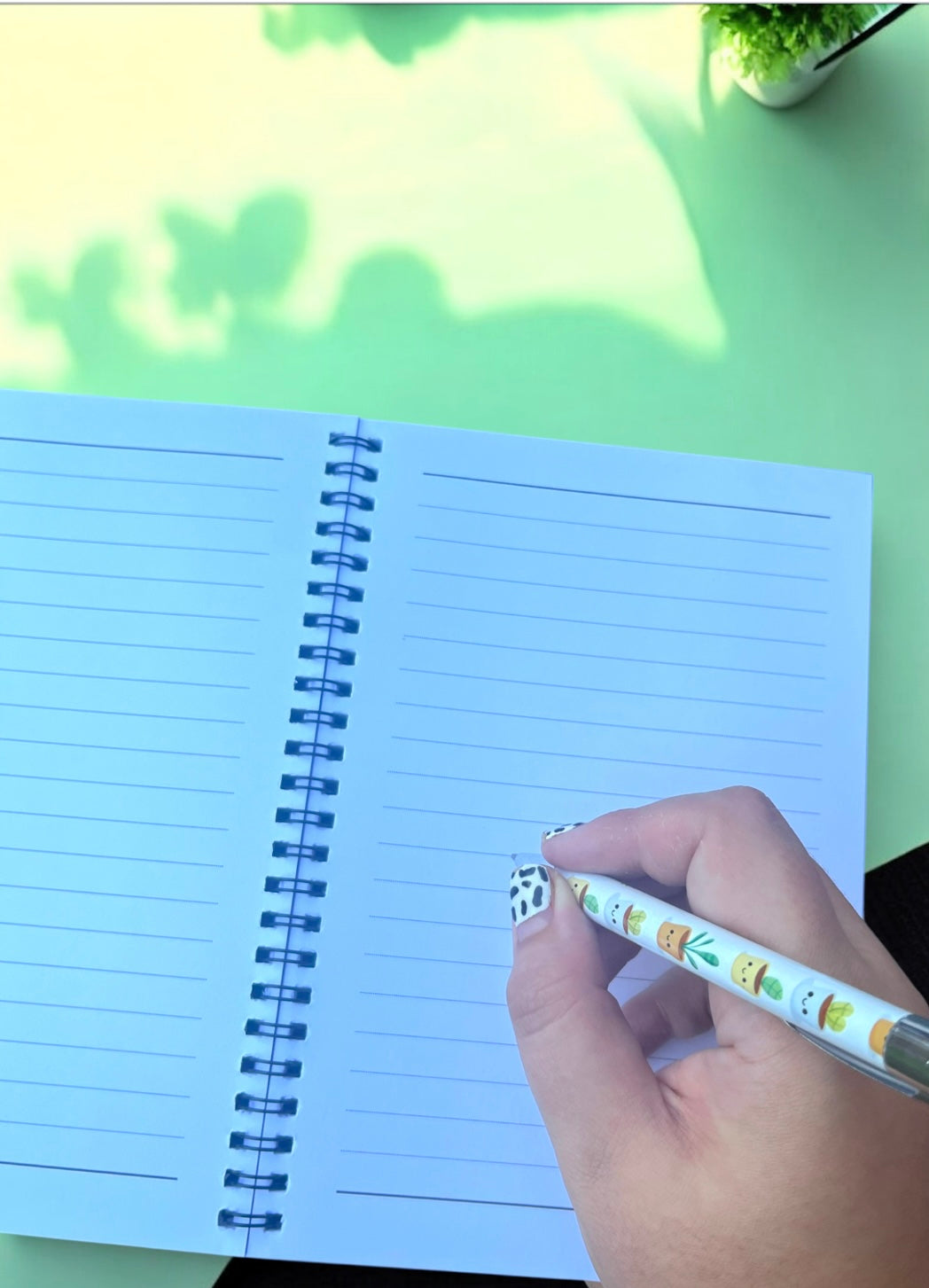 Cute Plant Notebook & Pen Set