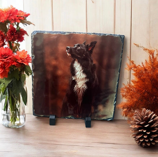 Square Photo slate 20X20cm