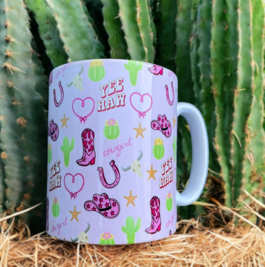 Pink Cowgirl Mug