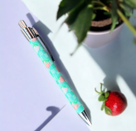 Green Strawberry Pen