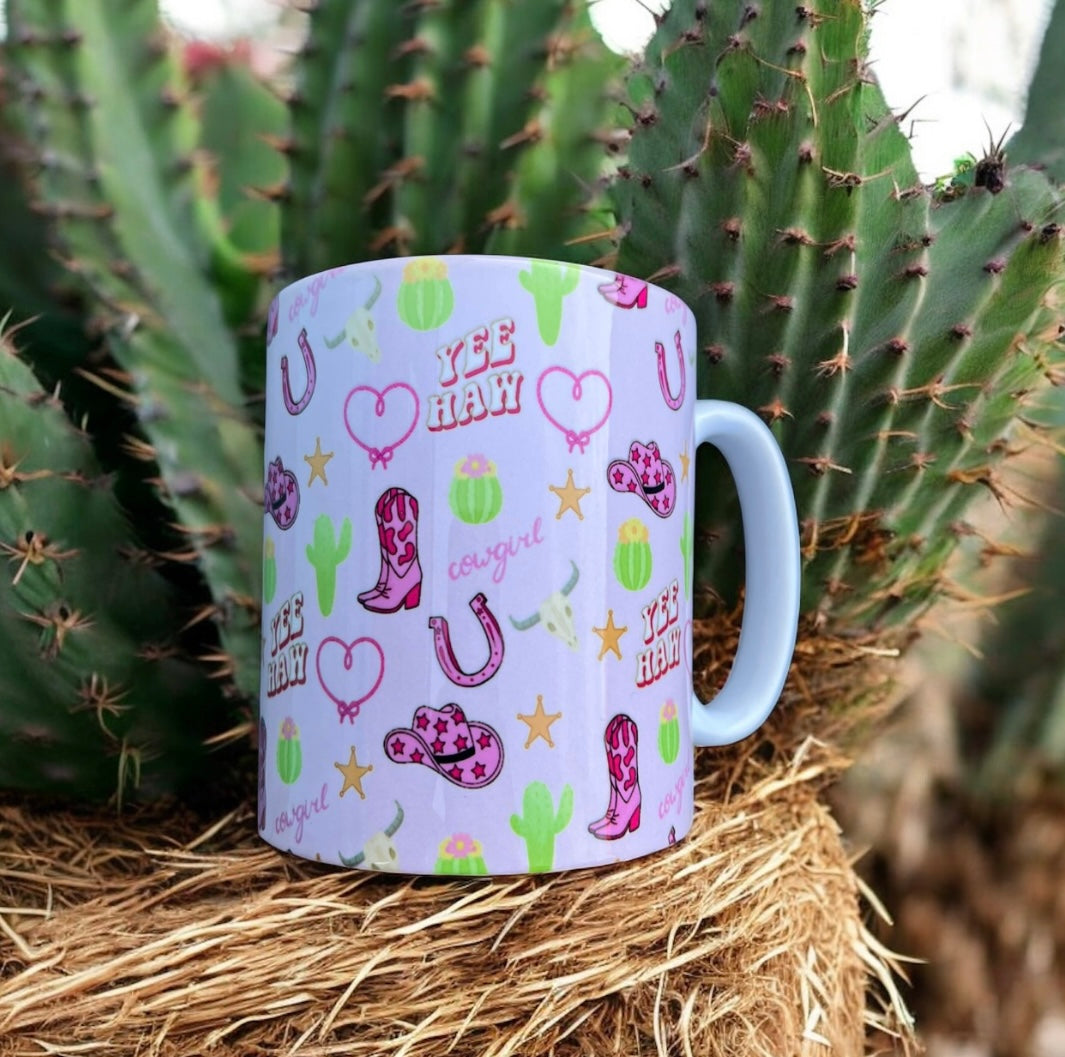Pink Cowgirl Mug