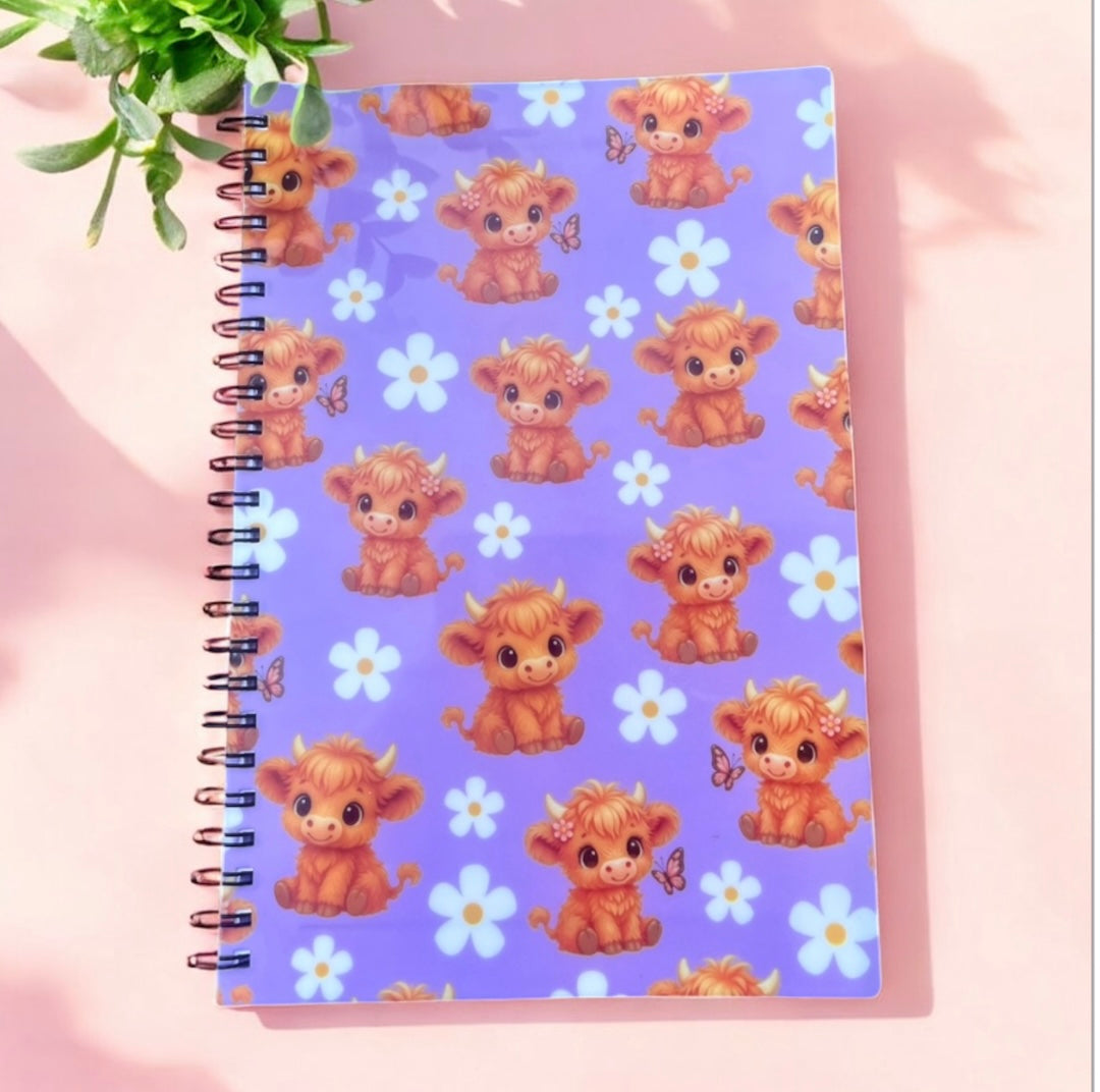 Highland cow A5 Notebook