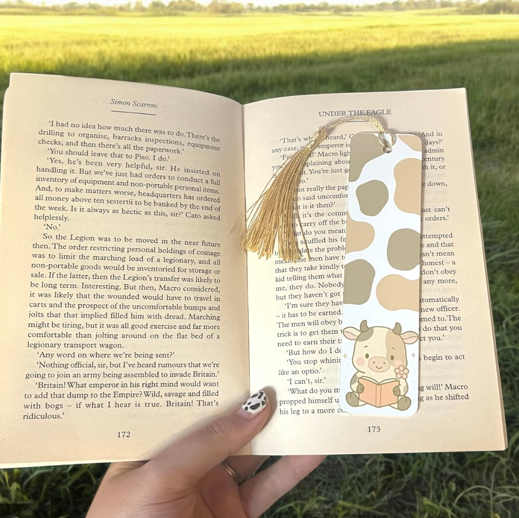 Cow Bookmark
