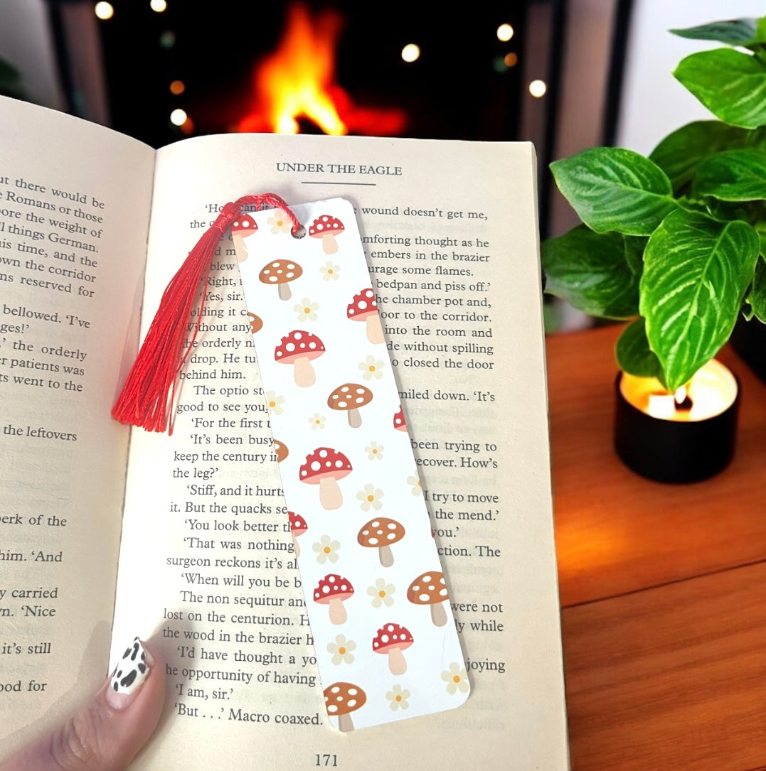 Toadstool Mushroom Bookmark