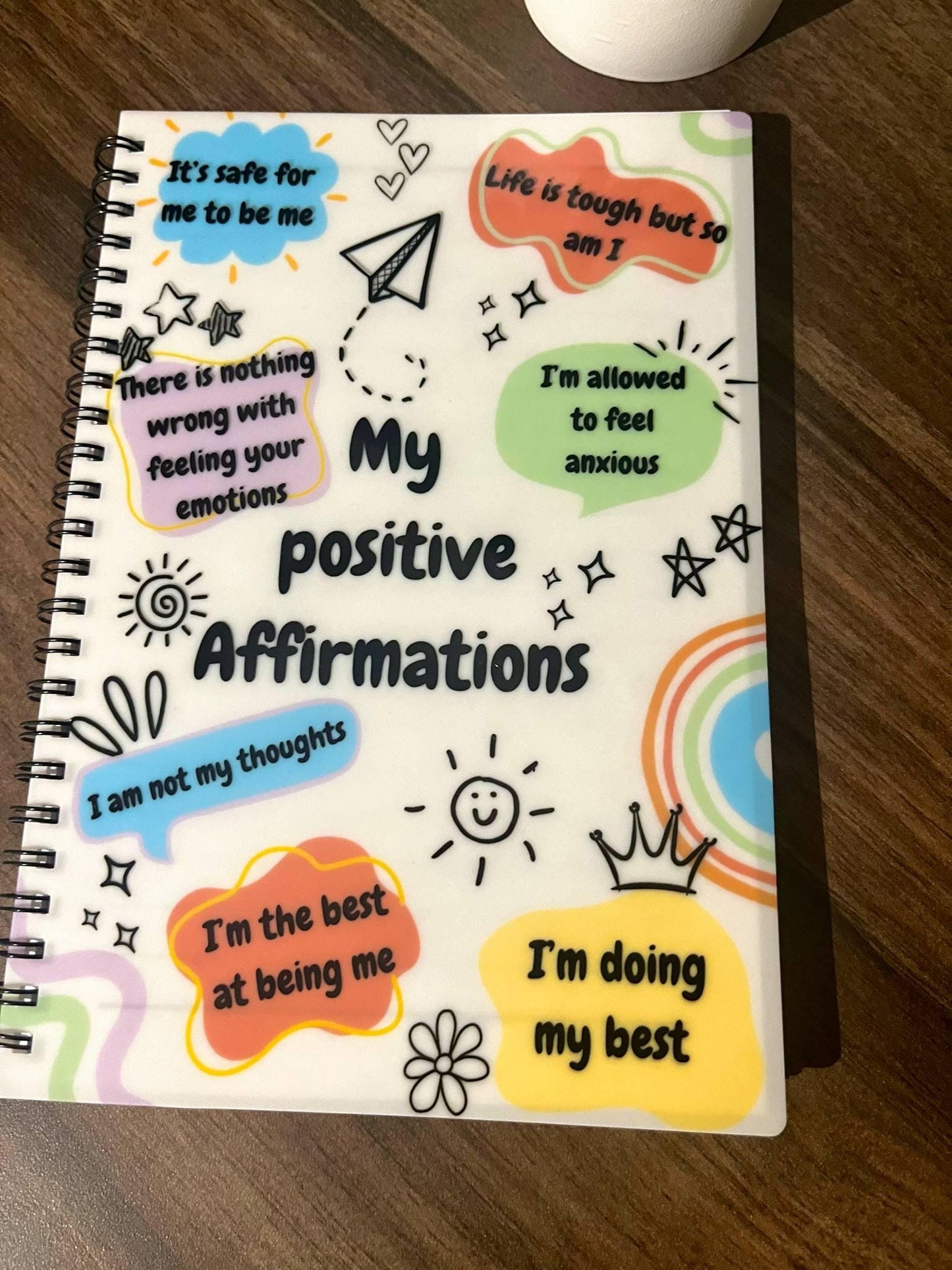 Personalised Affirmation Notebook