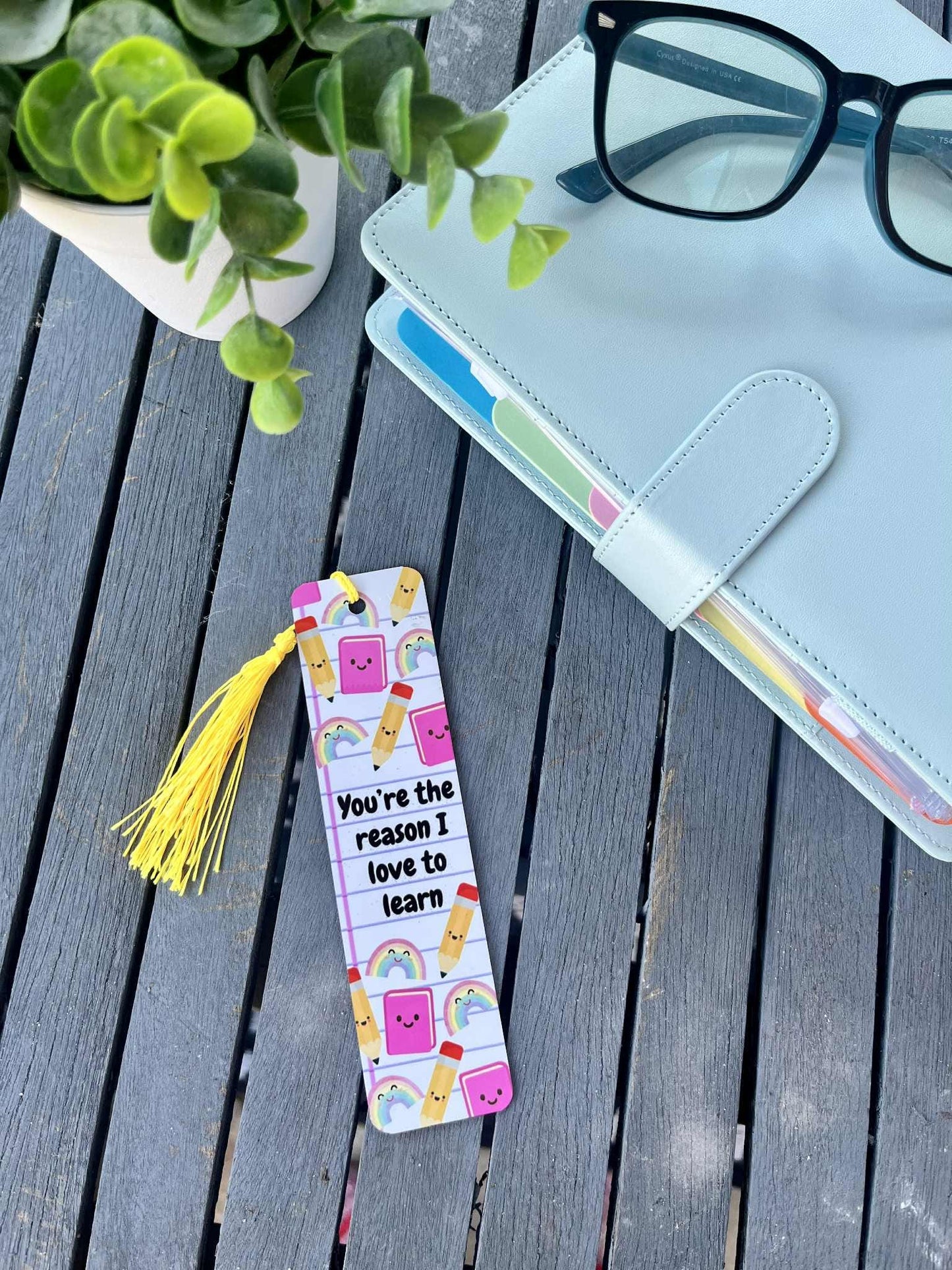 Teacher gift set - Mug, coaster & Bookmark