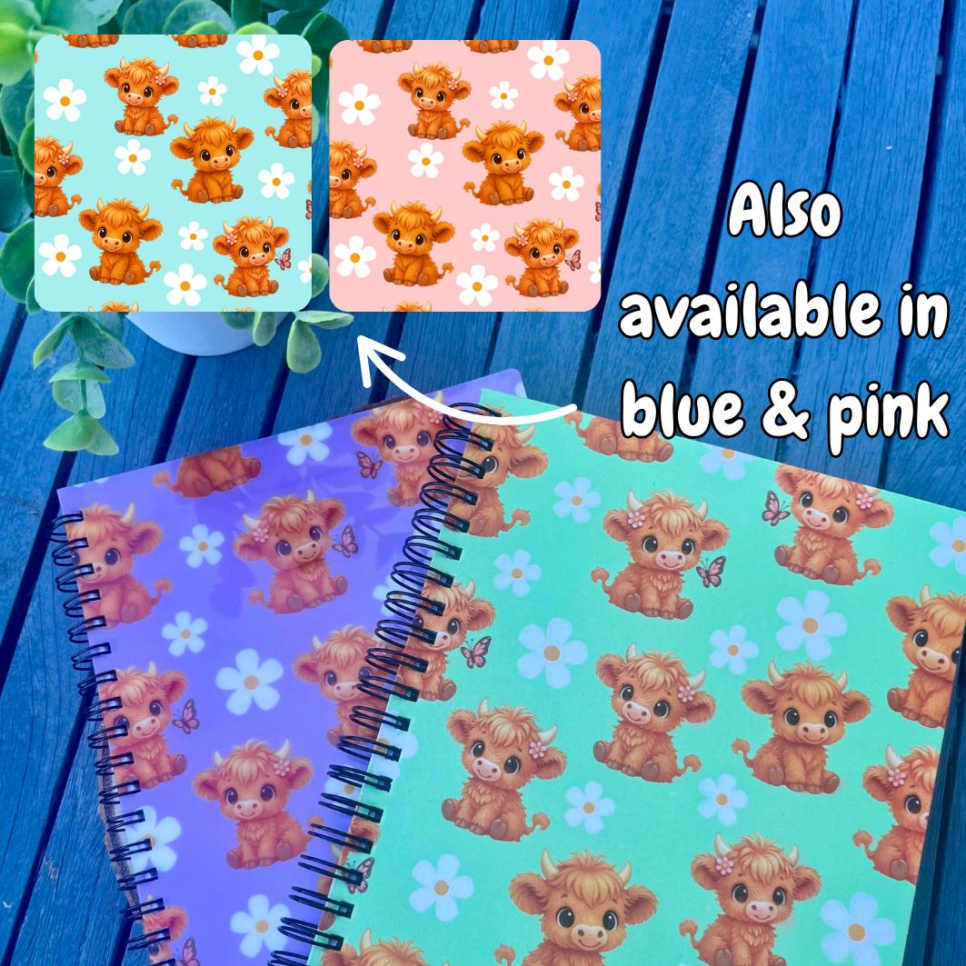 Highland cow A5 Notebook