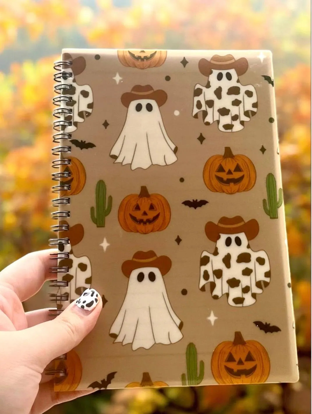 Halloween meets the Wild West notebook