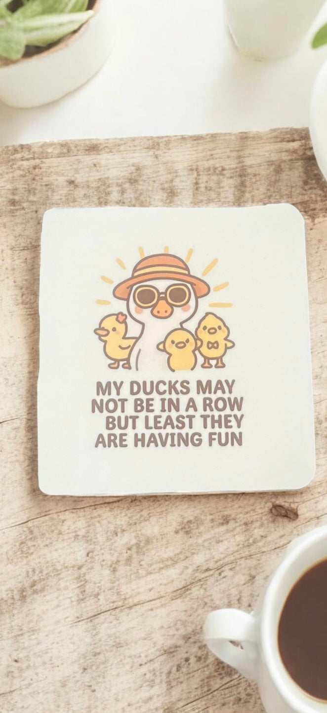 Ducks In A Row Coaster