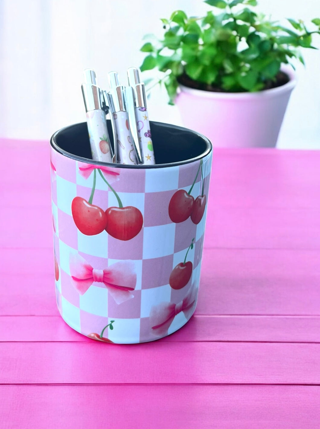 Cherry Pen Pot