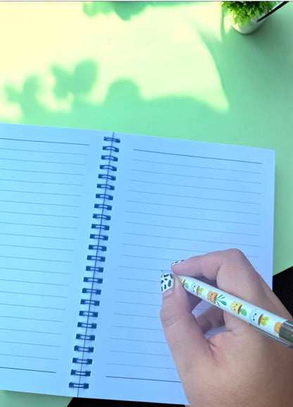 Cute Plant Notebook & Pen Set