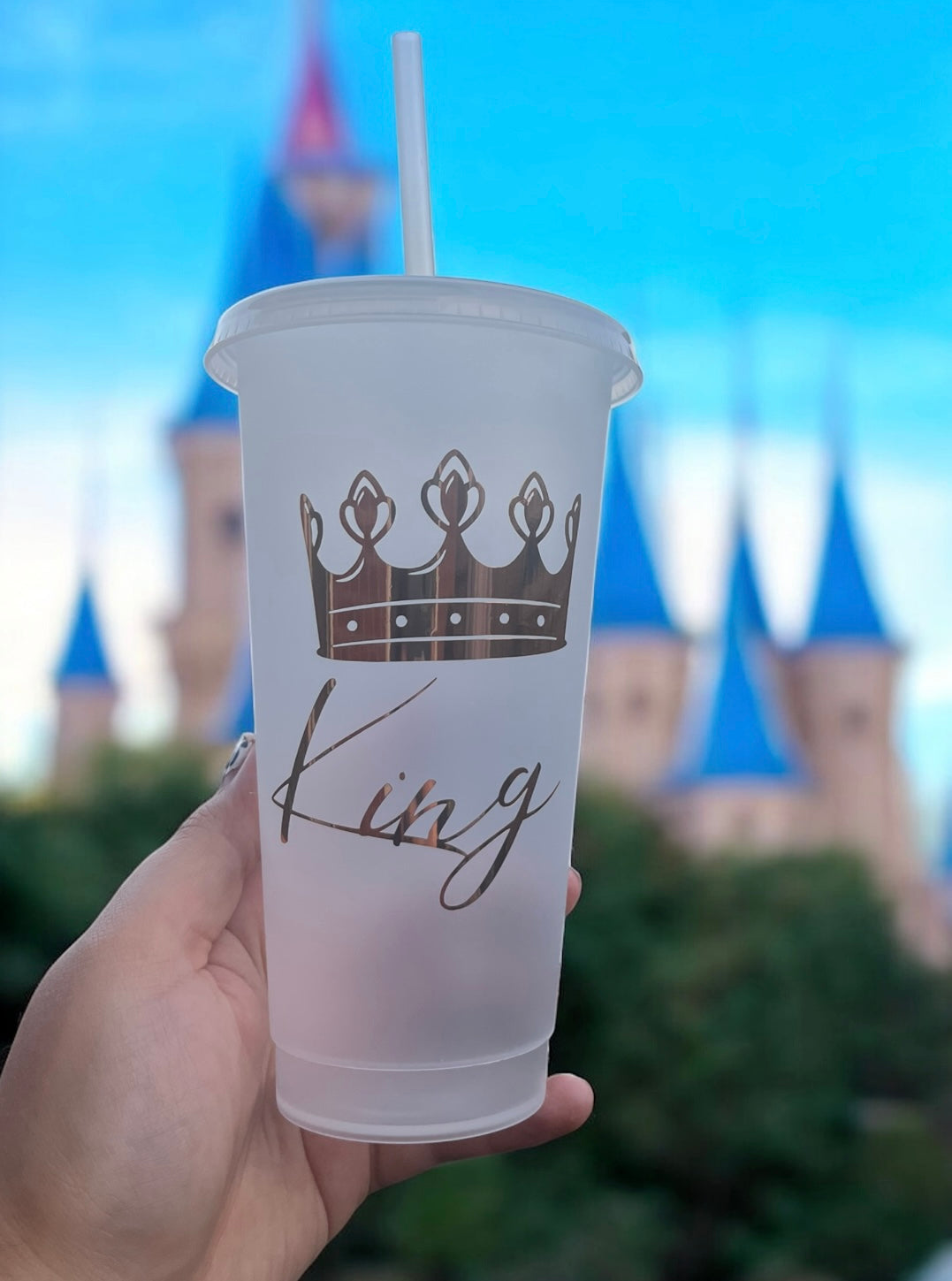 His And Hers King And Queen Reusable Cold Cup