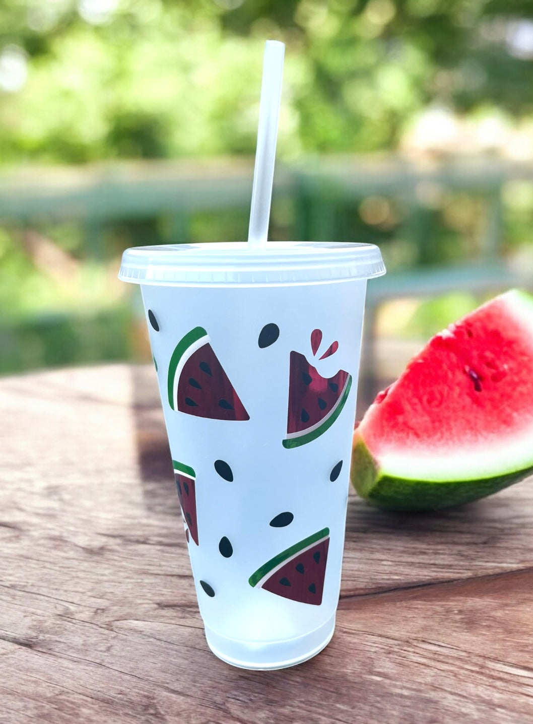 Watermelon Reusable Cold Cup