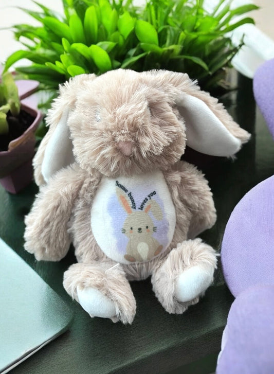 Some Bunny Loves You Bunny Keychain