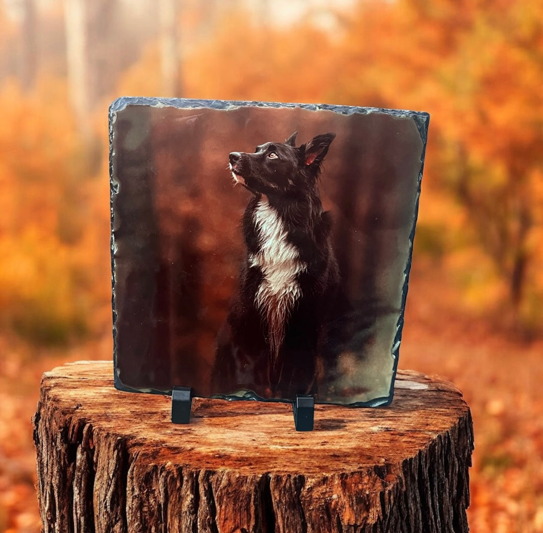 Square Photo slate 20X20cm