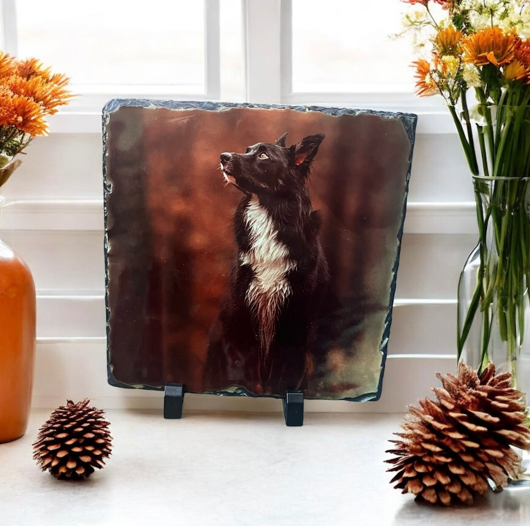 Square Photo slate 20X20cm
