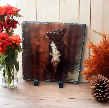 Square Photo slate 20X20cm