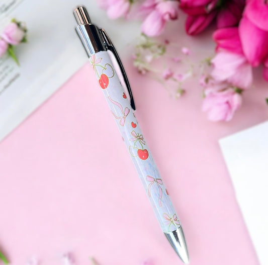 Cherry Bow Pen