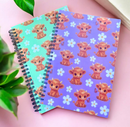Highland cow A5 Notebook