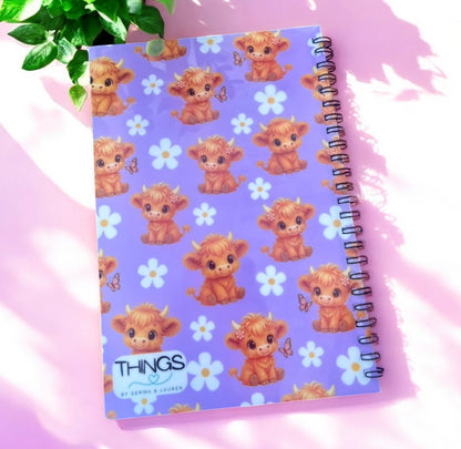 Highland cow A5 Notebook