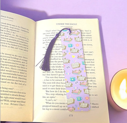 Purple Bookish Bookmark