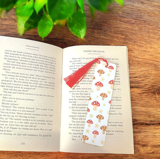 Toadstool Mushroom Bookmark