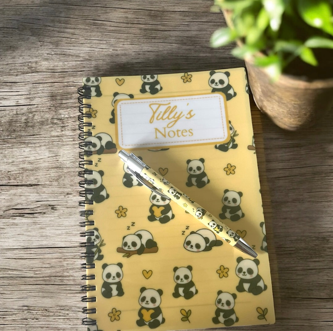Panda Notebook & Pen Set