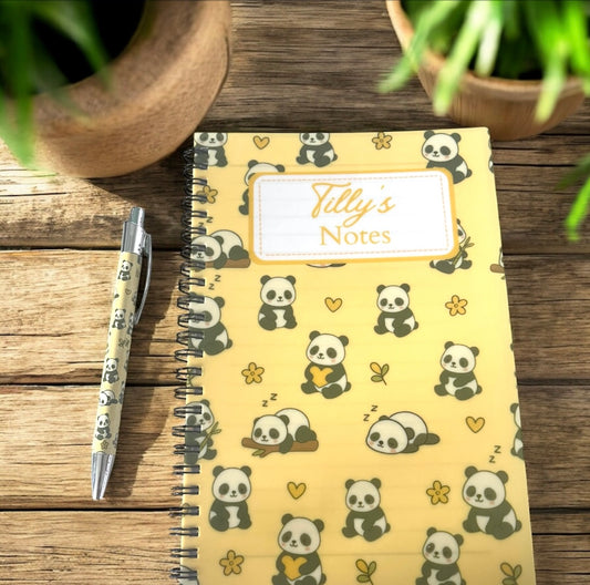 Panda Notebook & Pen Set
