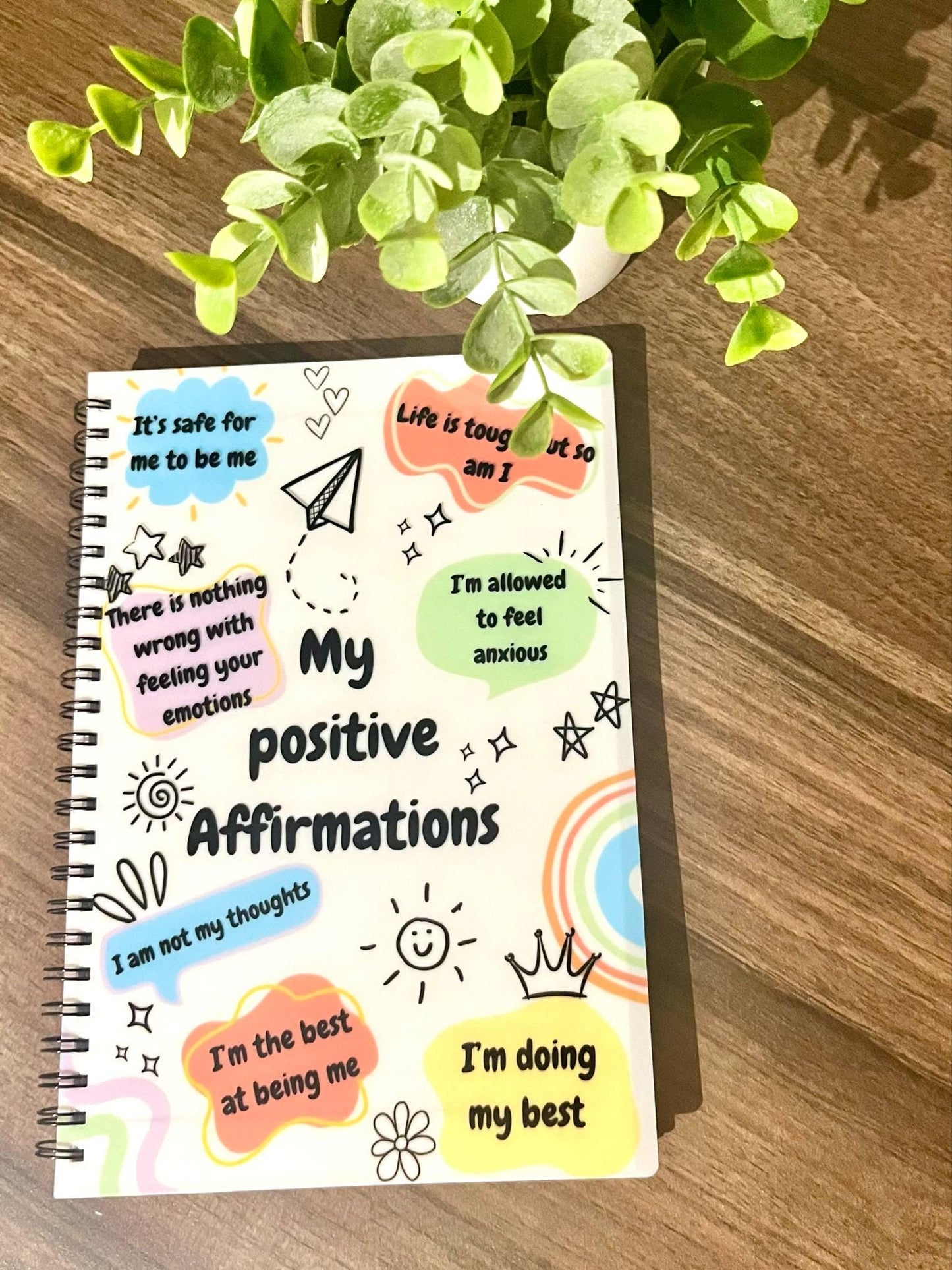 Personalised Affirmation Notebook