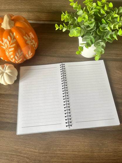 Halloween meets the Wild West notebook